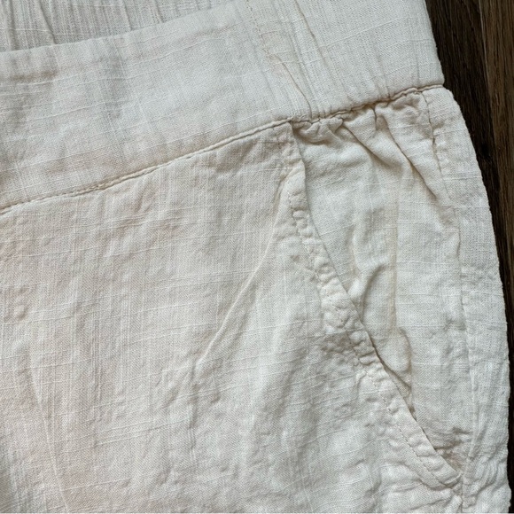Hatch Maternity The Hallie Shorts 2 Large Ivory Pull-On Comfy Cuff Stretch 3.5” - Picture 4 of 10